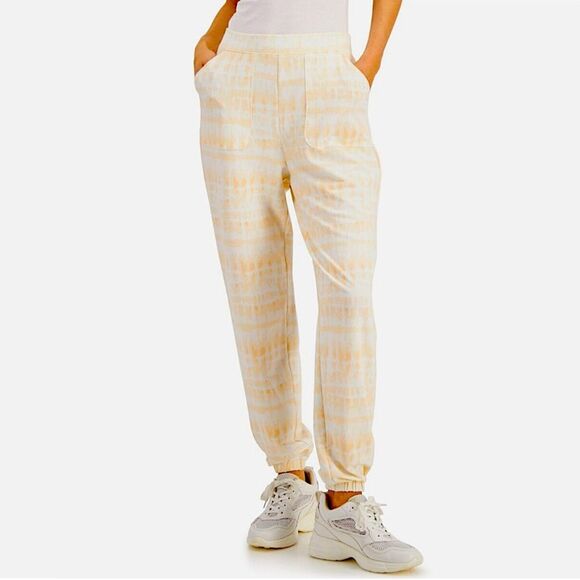 NWT INC International Concepts Mar Full Bloom Petra Dye Jogger Pants Size PM - Picture 1 of 8